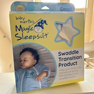 Baby Magic Sleepsuit. Swaddle Transition